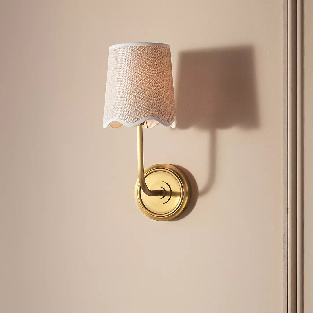 Sifuvyo Modern Minimalist Fabric Metal Wall Lamp