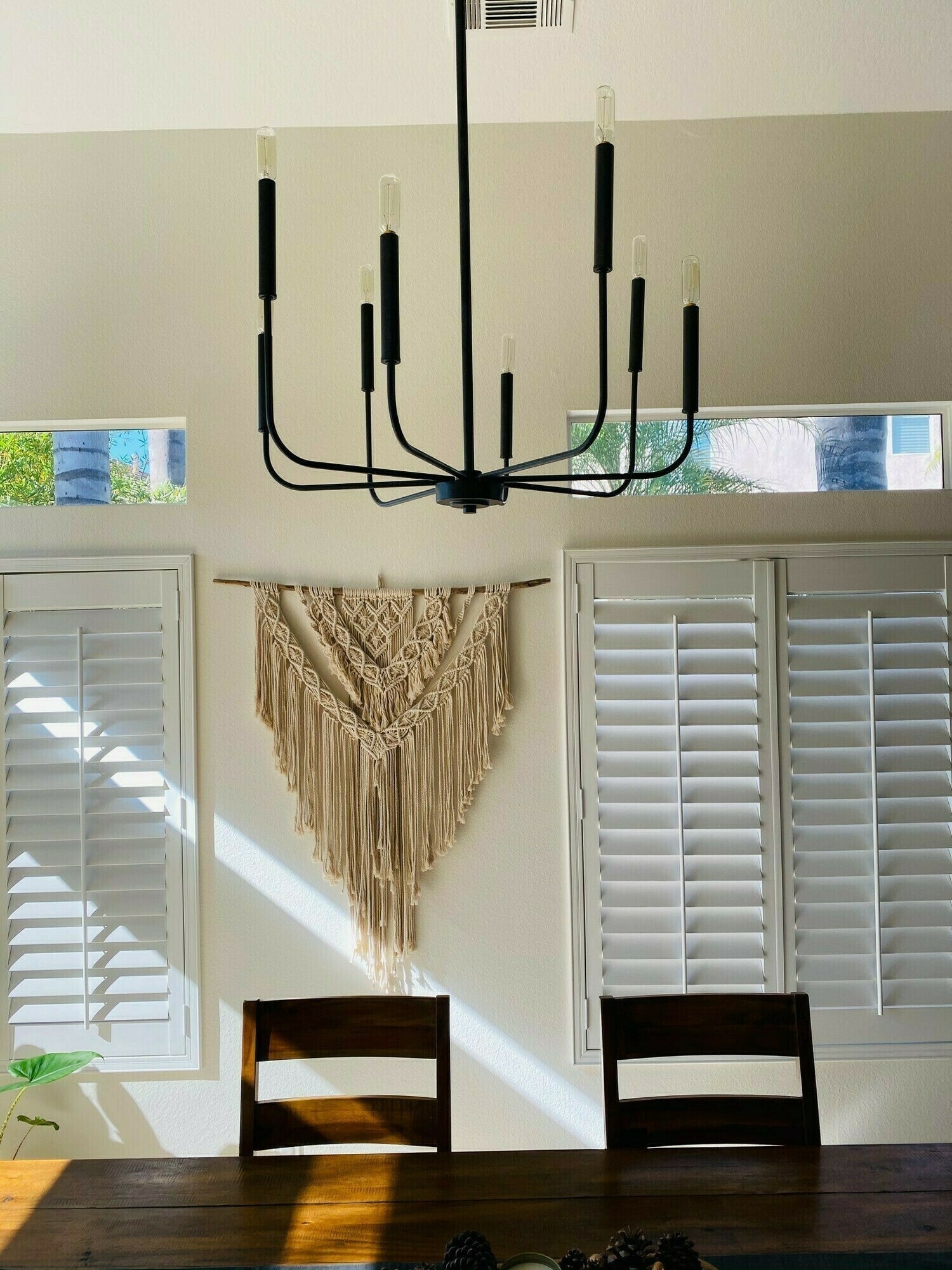 Ulfuvys Modern Candle Industrial Metal Chandelier