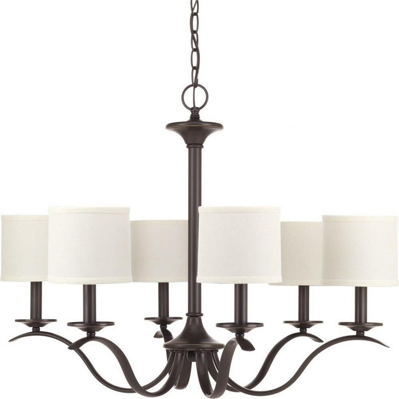 Vatnuvys Traditional Premium Brass Fabric Metal Chandelier