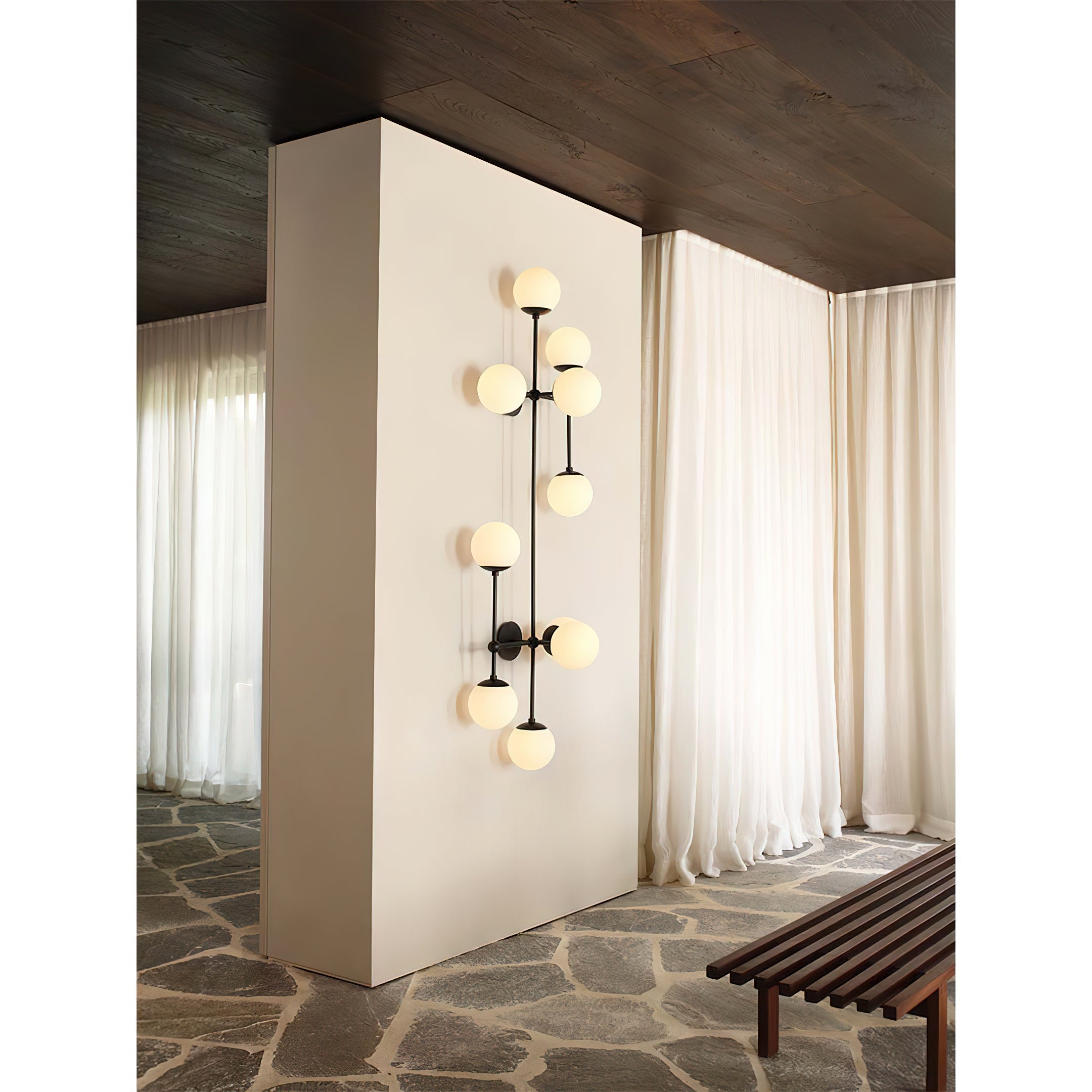 Ulfuvyo Modern Minimalist Glass Metal Wall Lamp