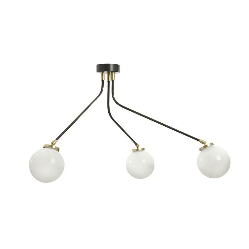 Vatnuvyo Modern Minimalist Brass Metal Glass Ceiling Lamp