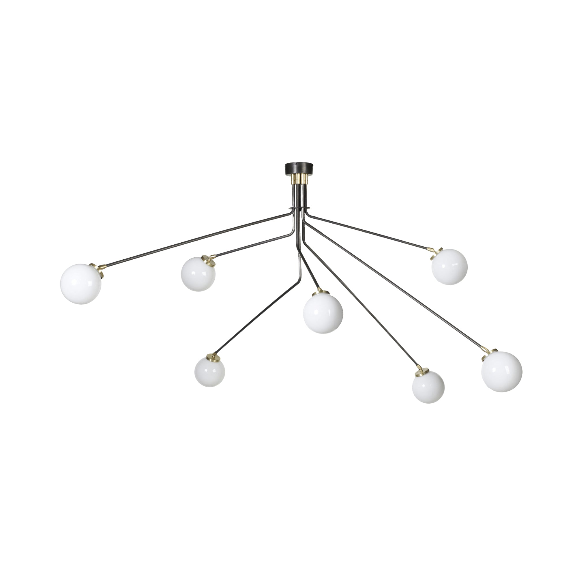 Vatnuvyo Modern Minimalist Brass Metal Glass Ceiling Lamp