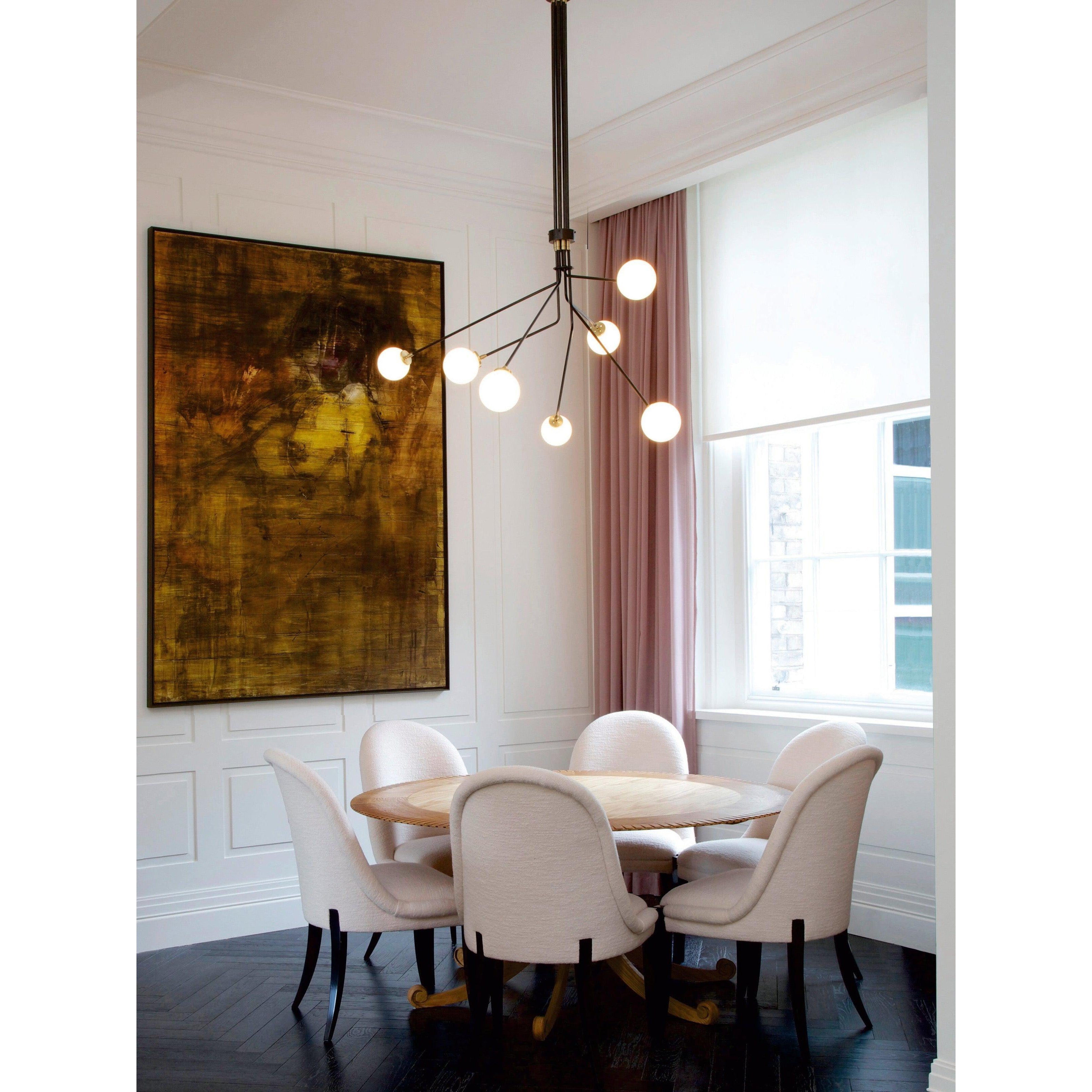 Vatnuvyo Modern Minimalist Brass Metal Glass Ceiling Lamp