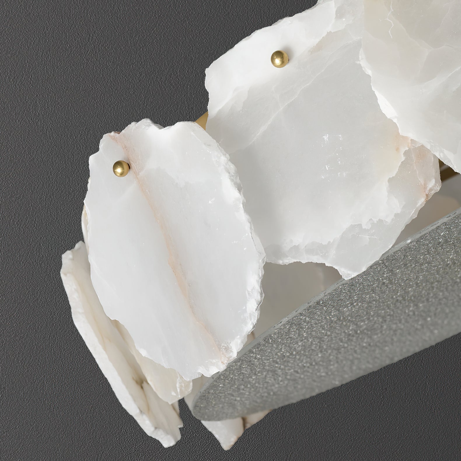 Zoruvys Sophisticated Disc Flat Alabaster Glass Ceiling Light