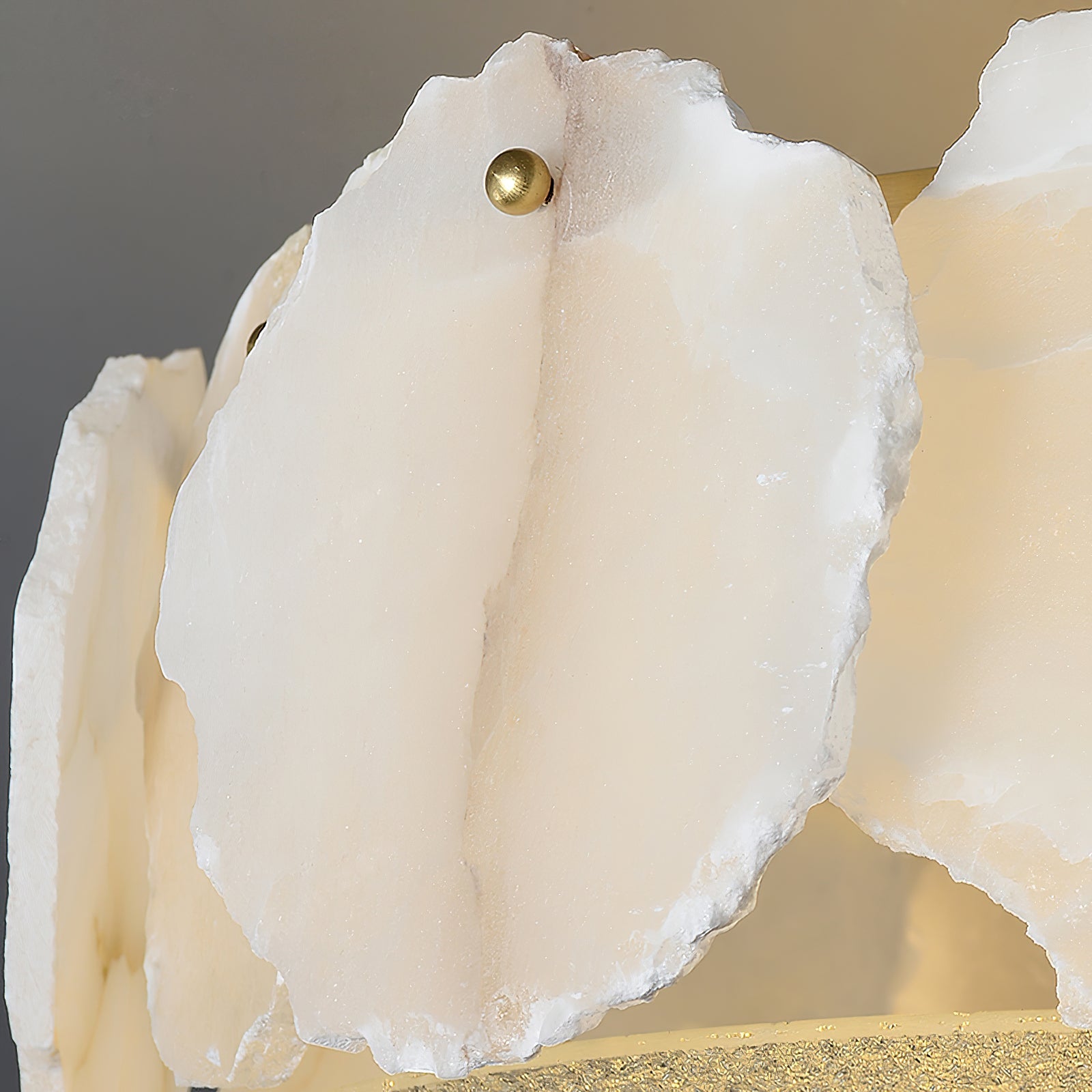 Zoruvys Sophisticated Disc Flat Alabaster Glass Ceiling Light