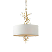 Asbury Individual Creativity Crystal Fabric Pendant Lamp - Lamp Copper