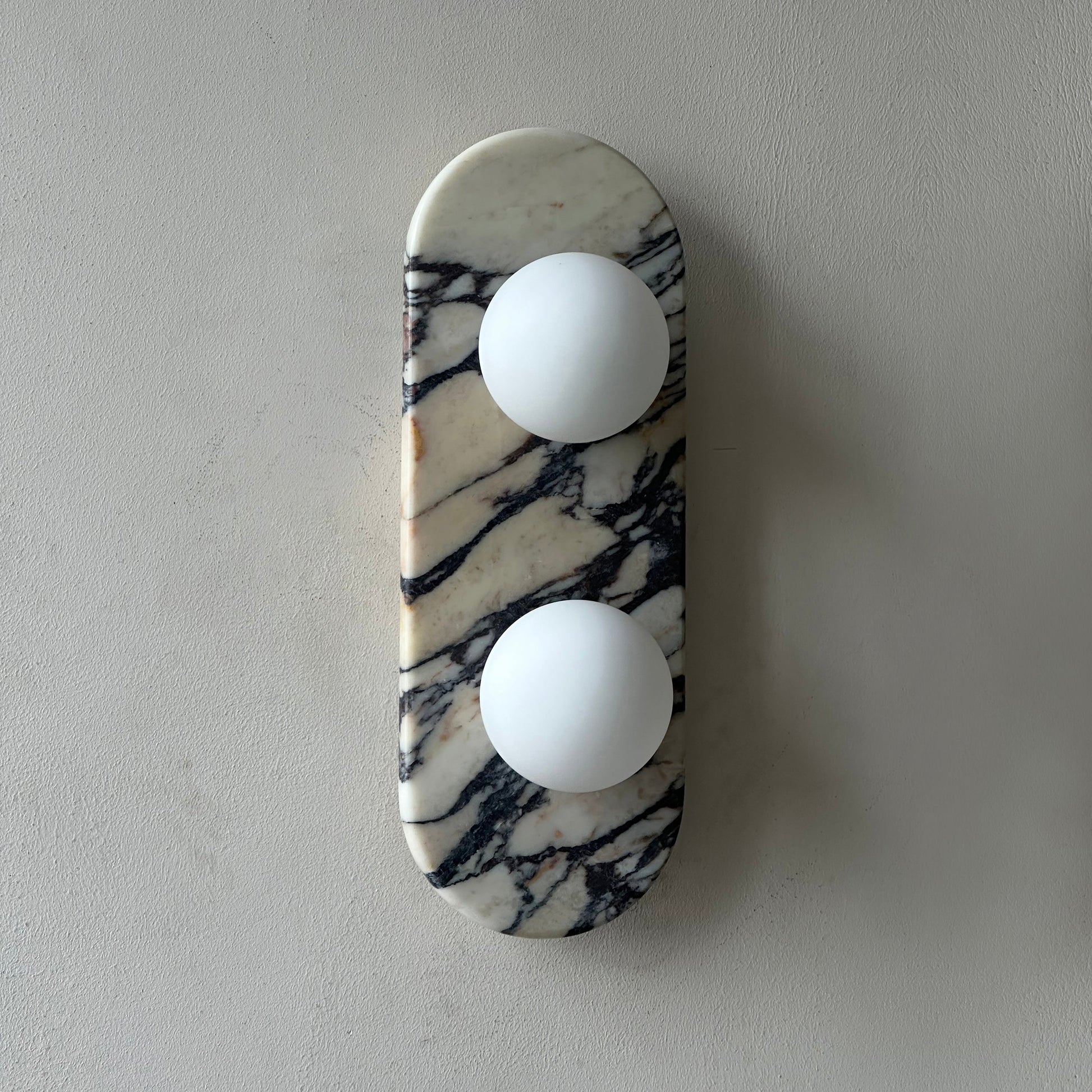 Alvuvyo Elegance Modern Marble Wall Lamp - Lamp Copper