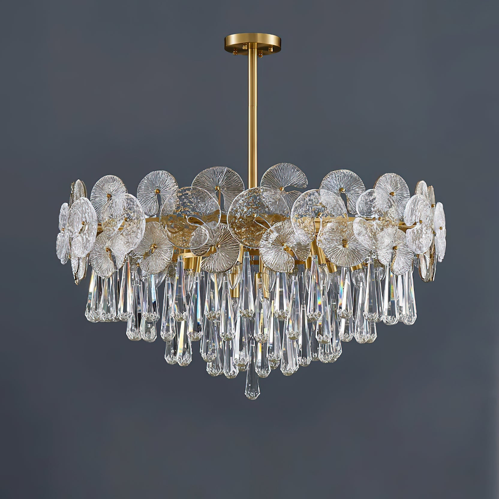 Caeluvyo Postmodern Luxury Elegance Crystal Chandelier