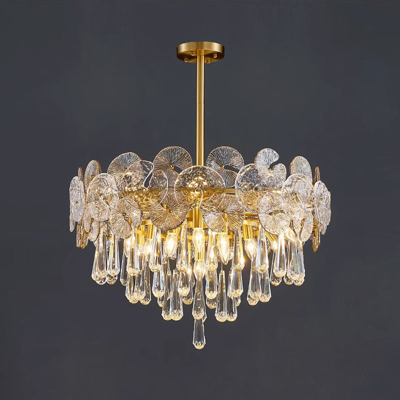 Caeluvyo Postmodern Luxury Elegance Crystal Chandelier