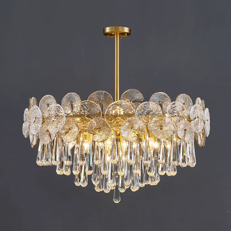 Caeluvyo Postmodern Luxury Elegance Crystal Chandelier