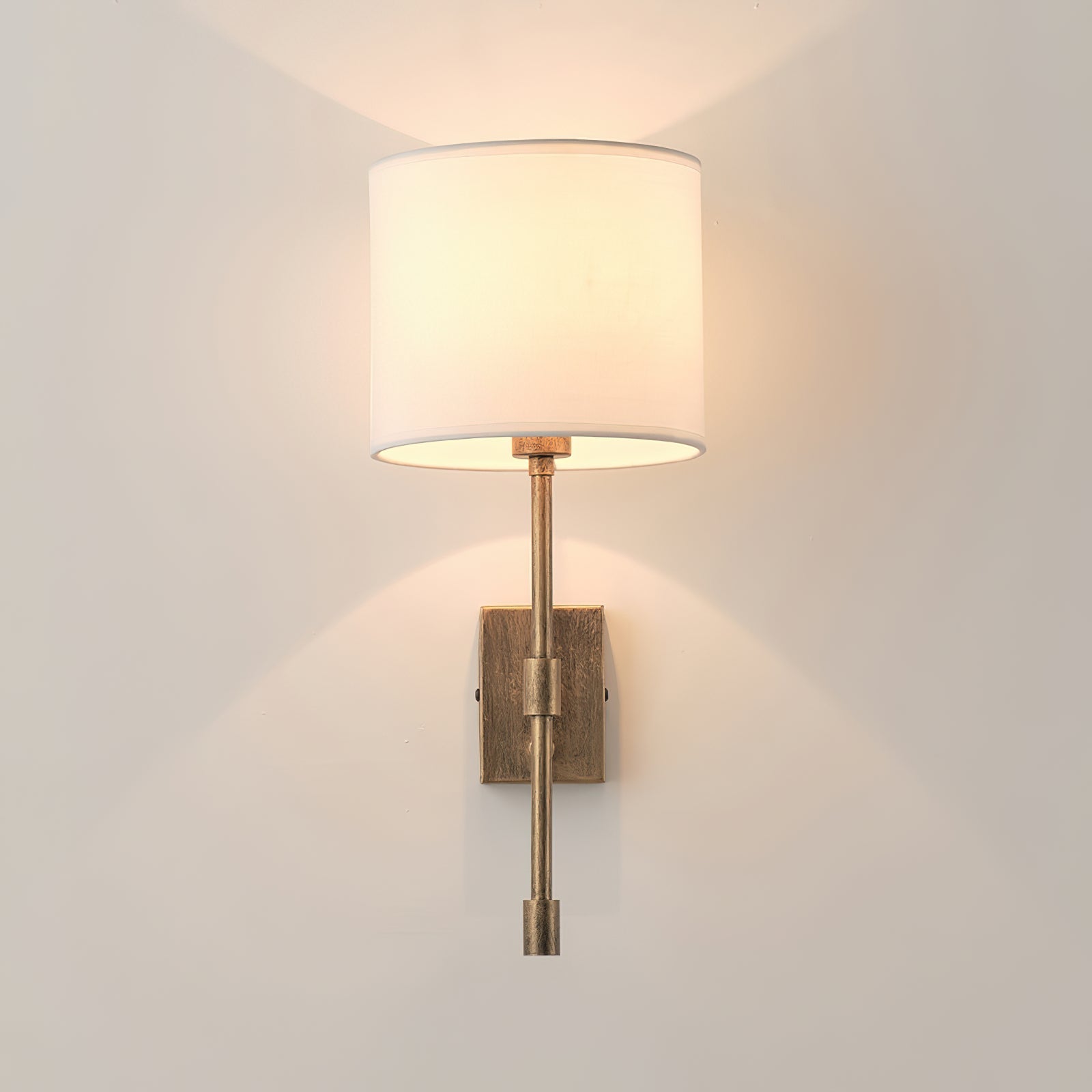 Eirikuvyo Modern Minimalist Metal Fabric Wall Lamp - Lamp Copper