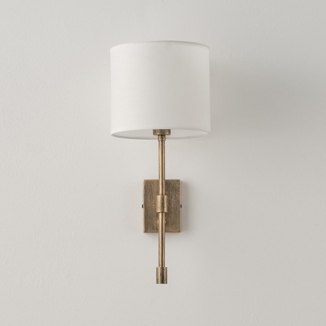 Eirikuvyo Modern Minimalist Metal Fabric Wall Lamp - Lamp Copper