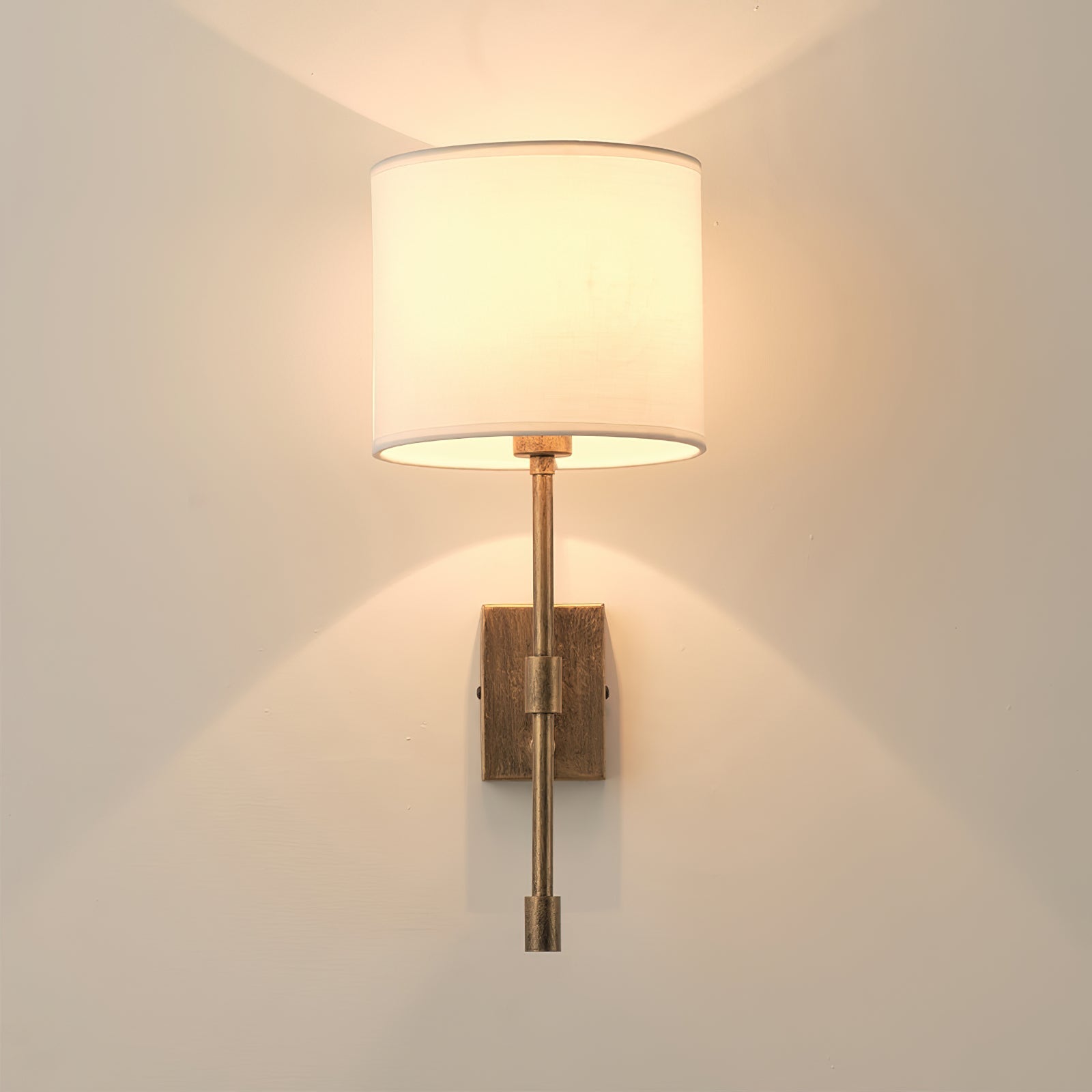 Eirikuvyo Modern Minimalist Metal Fabric Wall Lamp - Lamp Copper