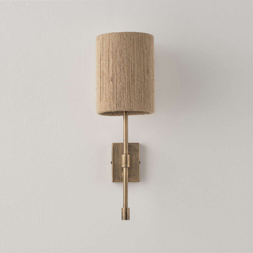 Eirikuvyo Modern Minimalist Metal Fabric Wall Lamp - Lamp Copper