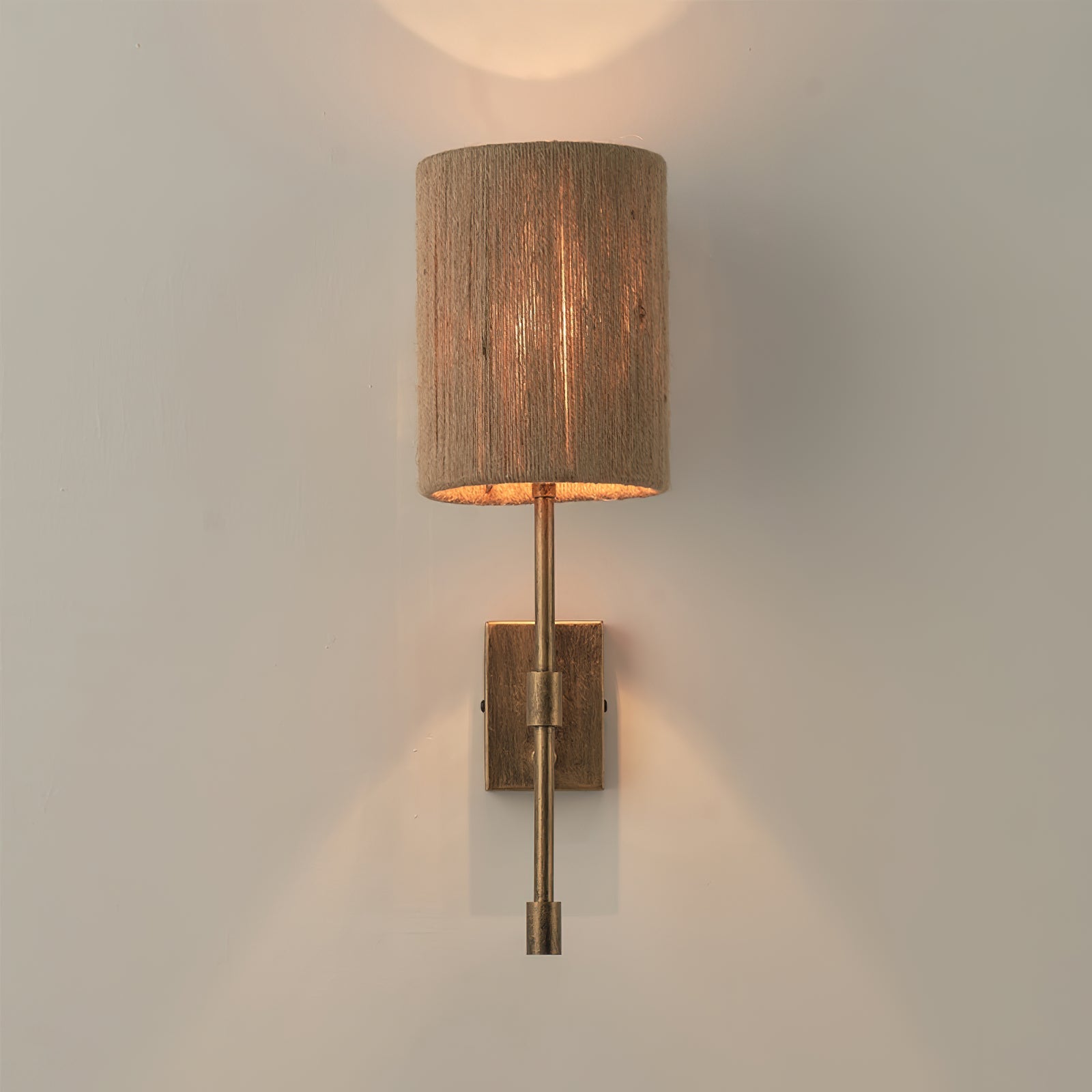 Eirikuvyo Modern Minimalist Metal Fabric Wall Lamp - Lamp Copper