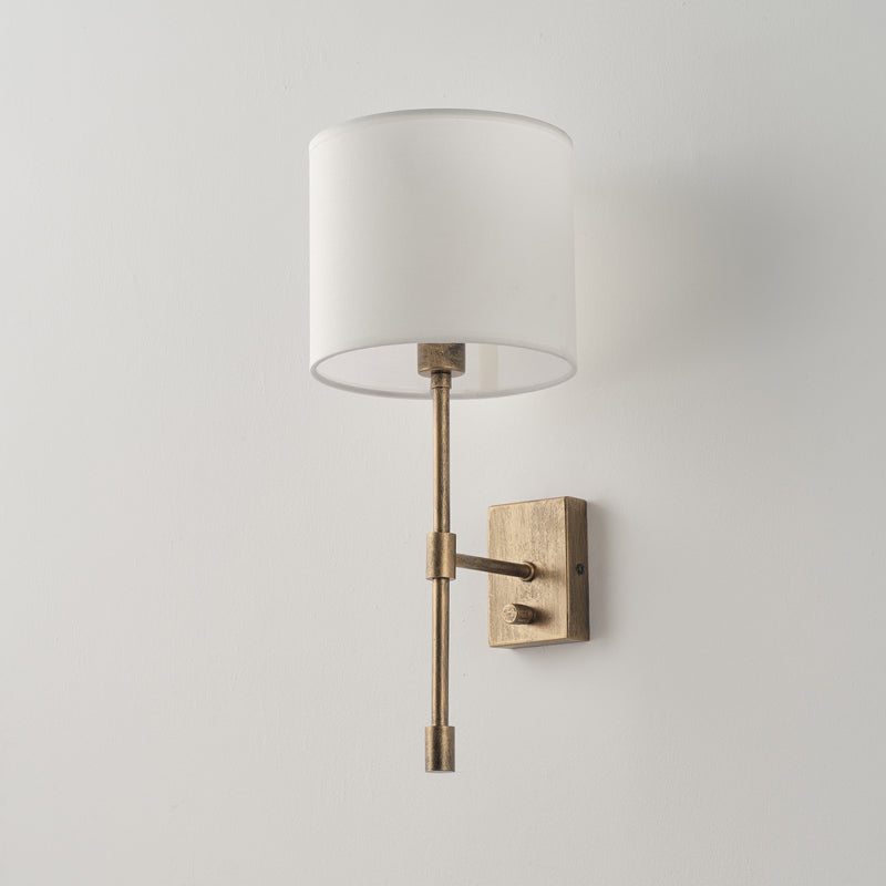 Eirikuvyo Modern Minimalist Metal Fabric Wall Lamp - Lamp Copper