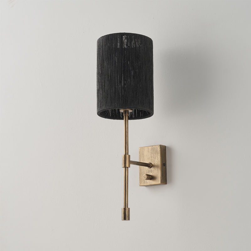 Eirikuvyo Modern Minimalist Metal Fabric Wall Lamp - Lamp Copper