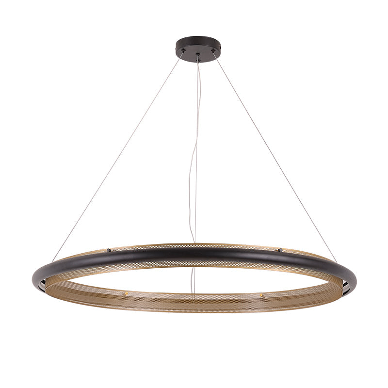 Himinuvyo Modern Minimalist LED Acrylic Metal Chandelier