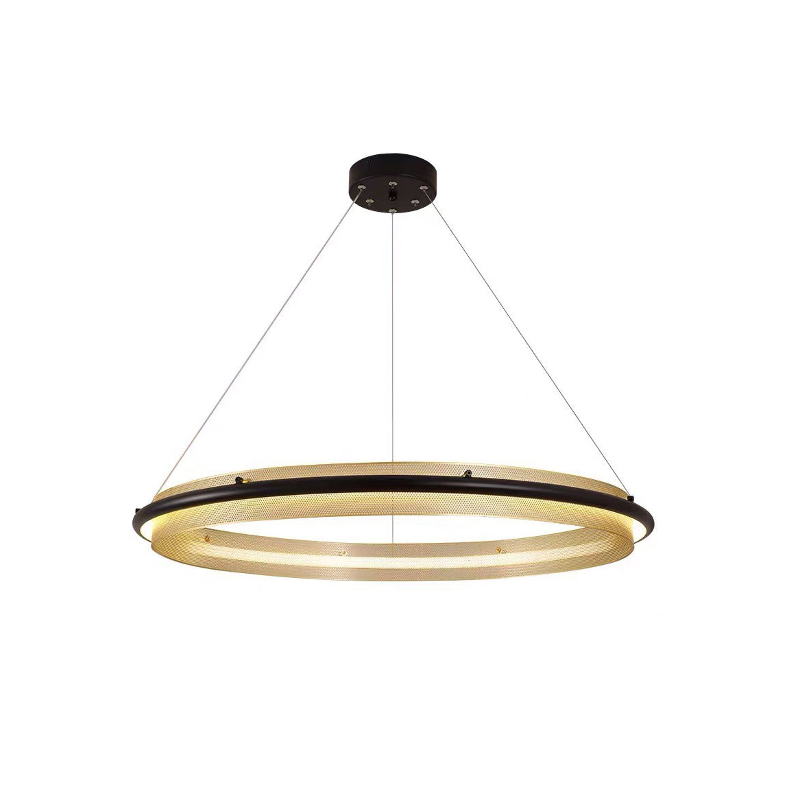 Himinuvyo Modern Minimalist LED Acrylic Metal Chandelier