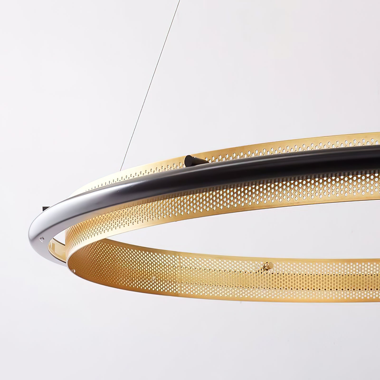 Himinuvyo Modern Minimalist LED Acrylic Metal Chandelier