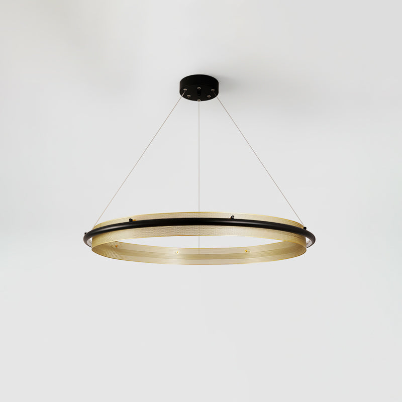 Himinuvyo Modern Minimalist LED Acrylic Metal Chandelier