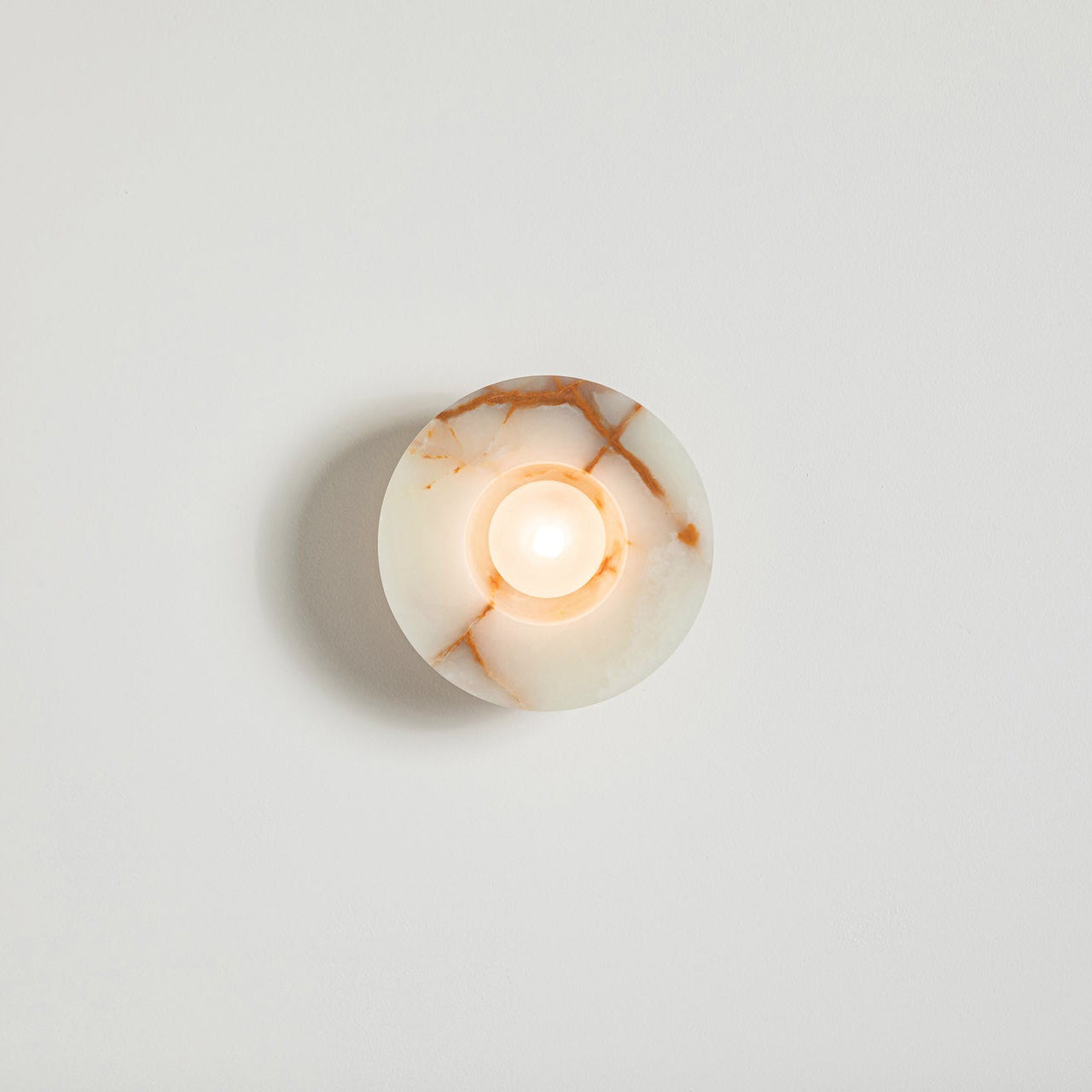 Ildvuvyo Surface Modern Minimalist Glass Metal Sconce Wall Lamp - Lamp Copper