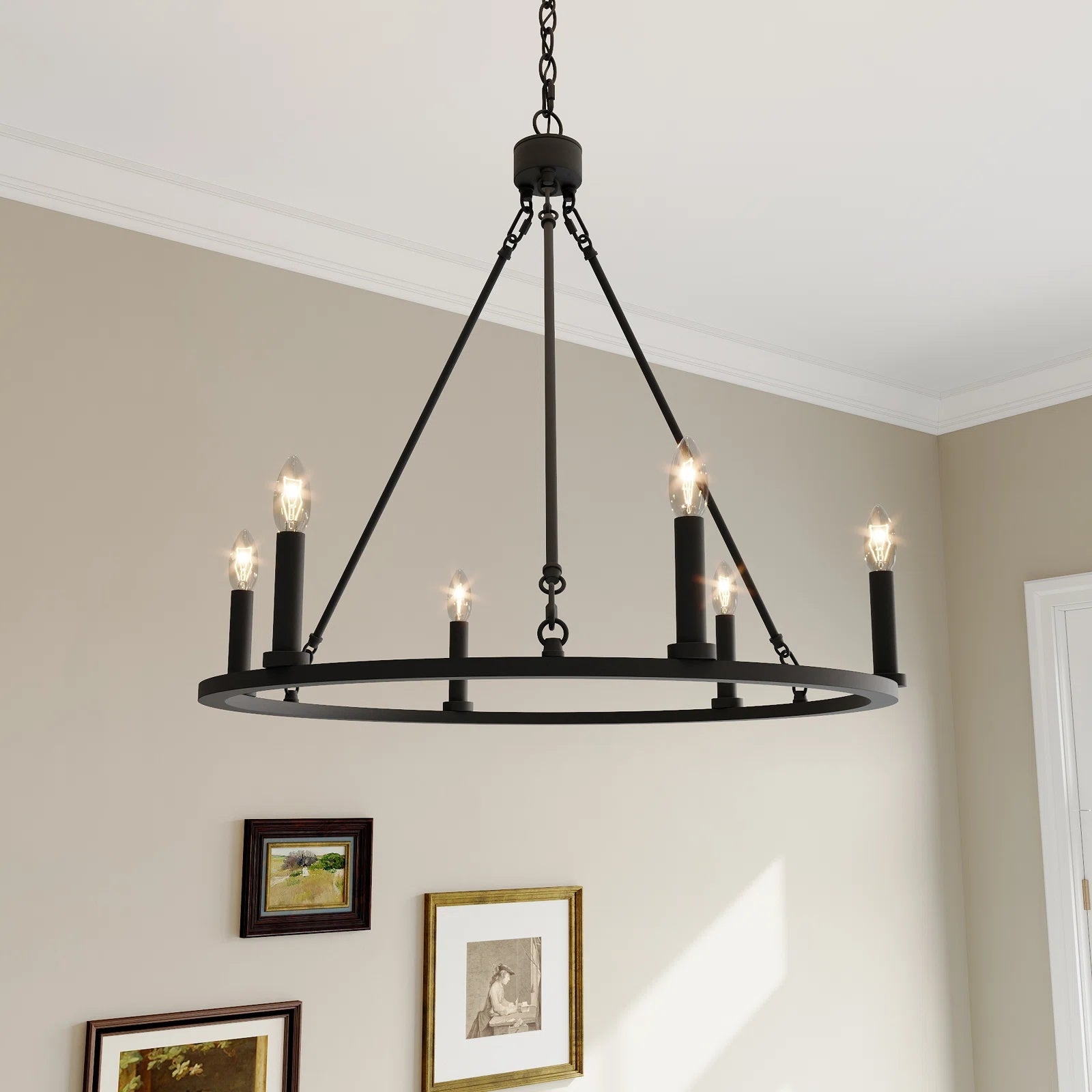 Mjolkuvyo Modern Minimalist Metal Chandelier