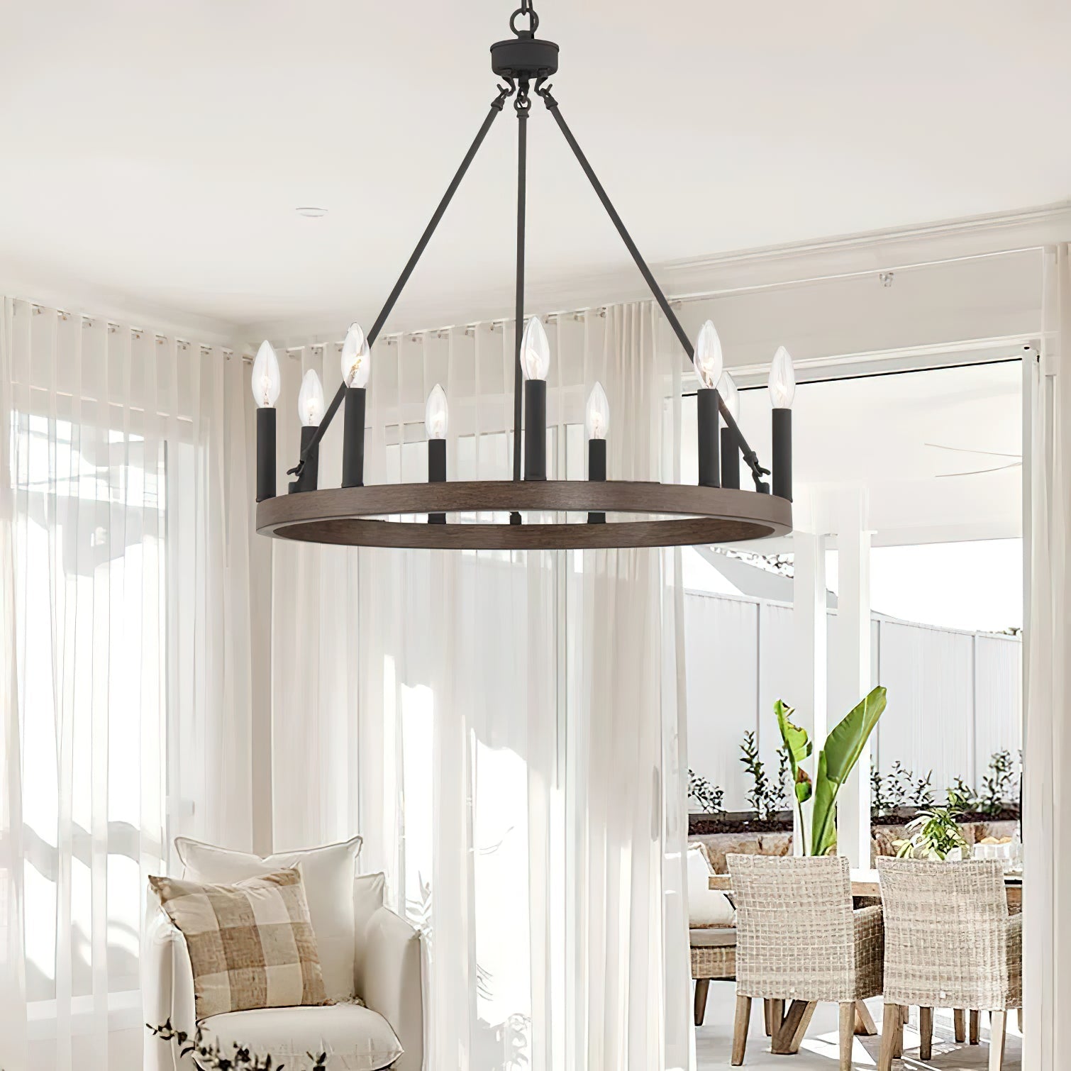 Mjolkuvyo Modern Minimalist Metal Chandelier