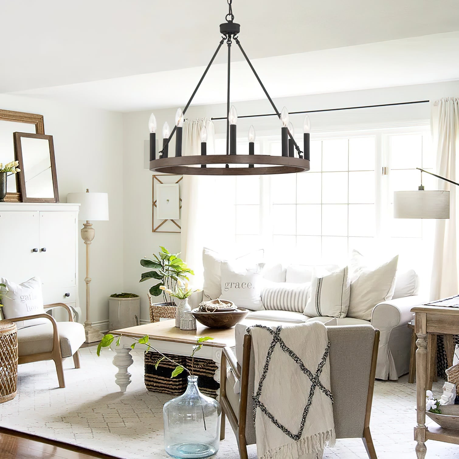 Mjolkuvyo Modern Minimalist Metal Chandelier