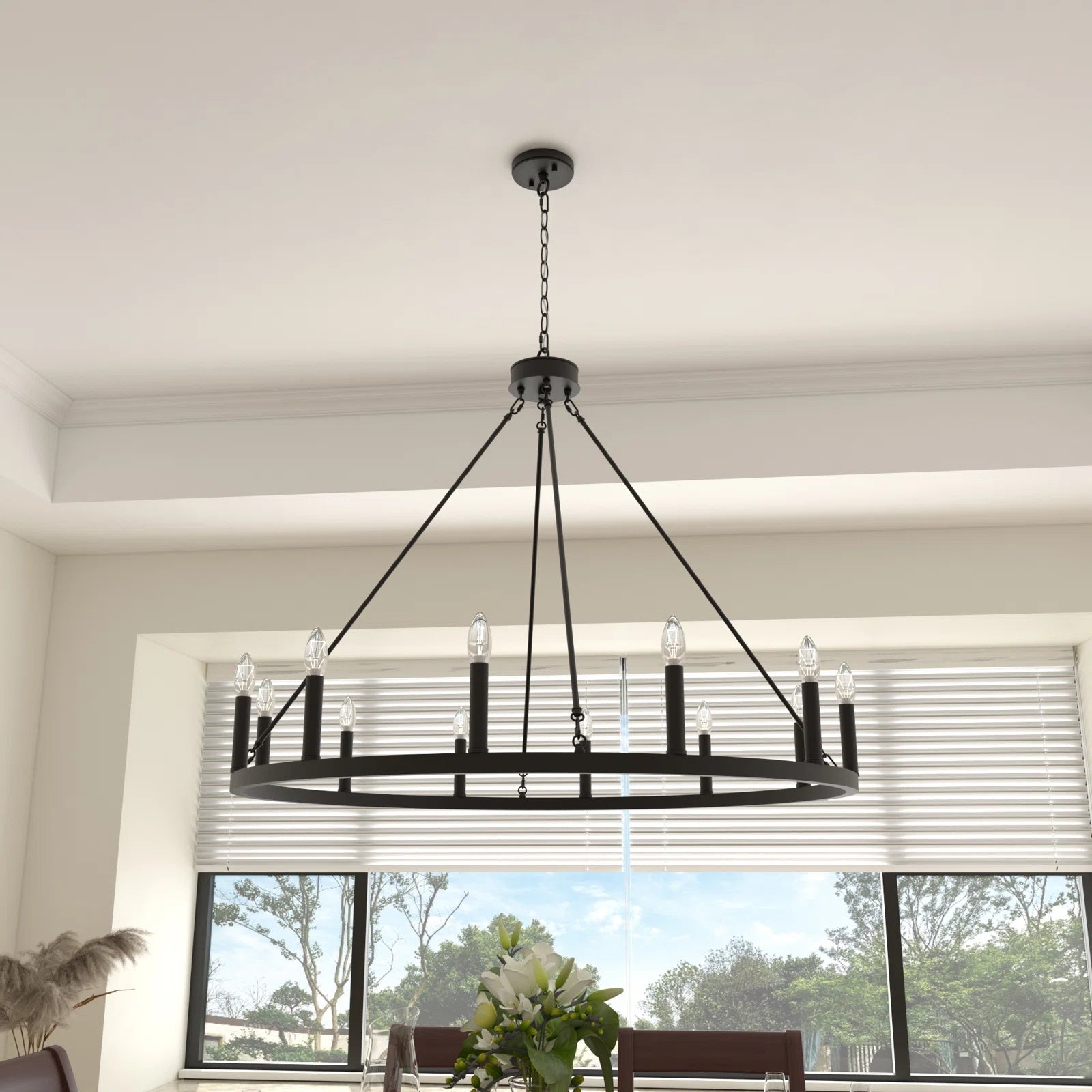 Mjolkuvyo Modern Minimalist Metal Chandelier