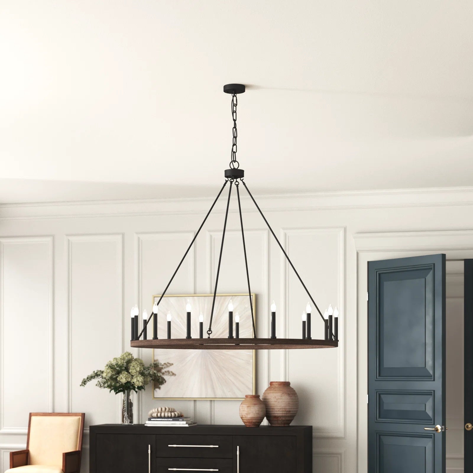 Mjolkuvyo Modern Minimalist Metal Chandelier