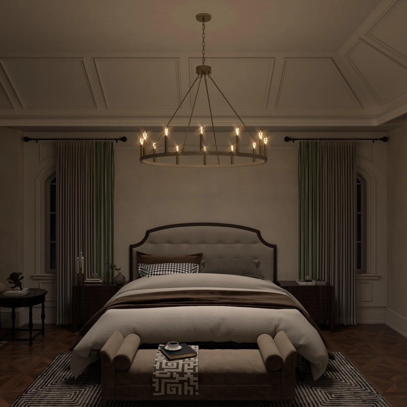 Mjolkuvyo Modern Minimalist Metal Chandelier