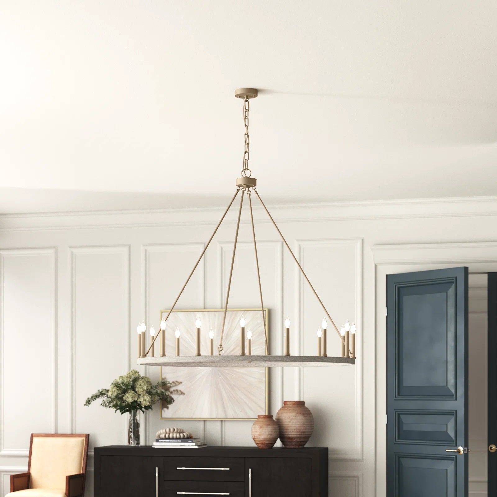 Mjolkuvyo Modern Minimalist Metal Chandelier