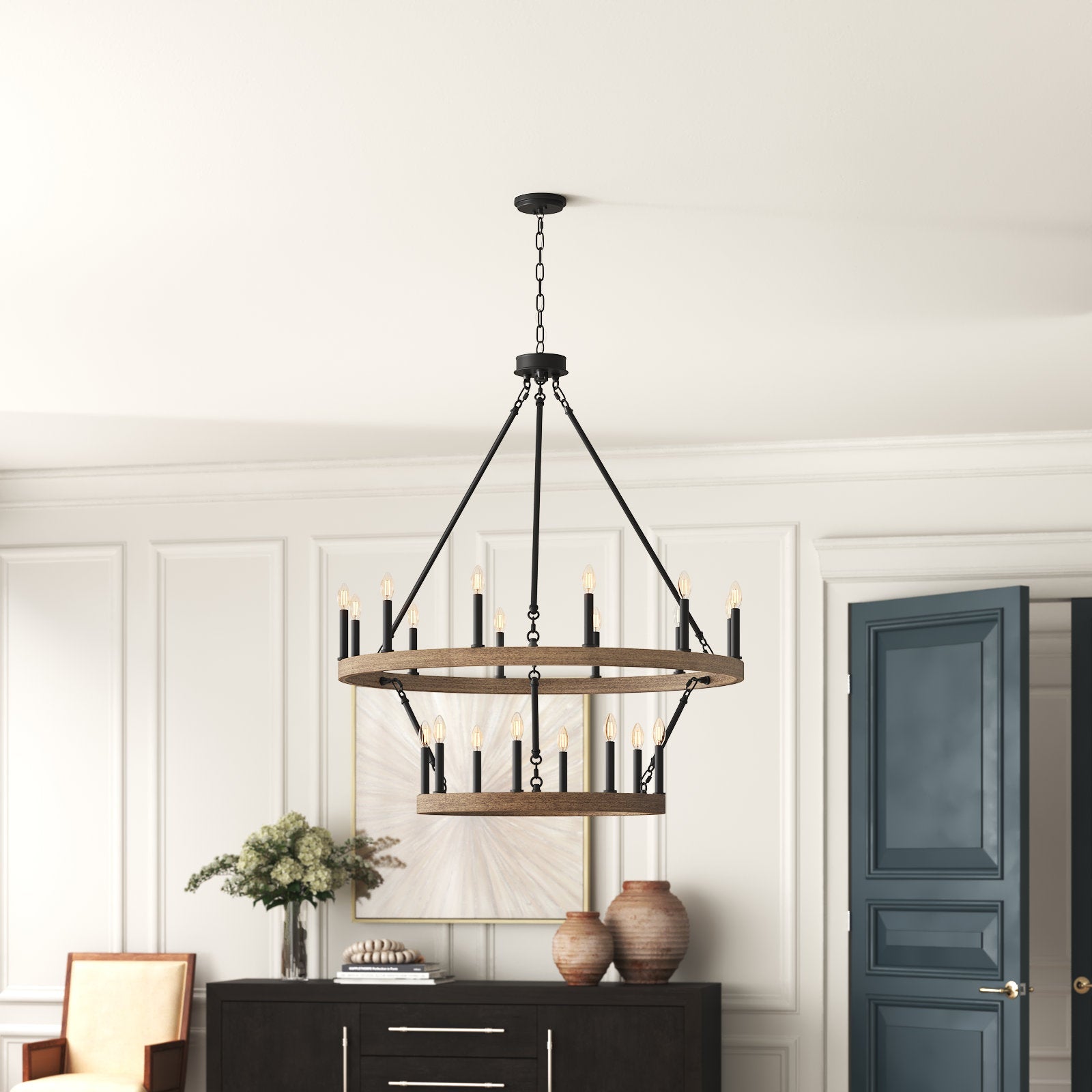 Mjolkuvyo Modern Minimalist Metal Chandelier