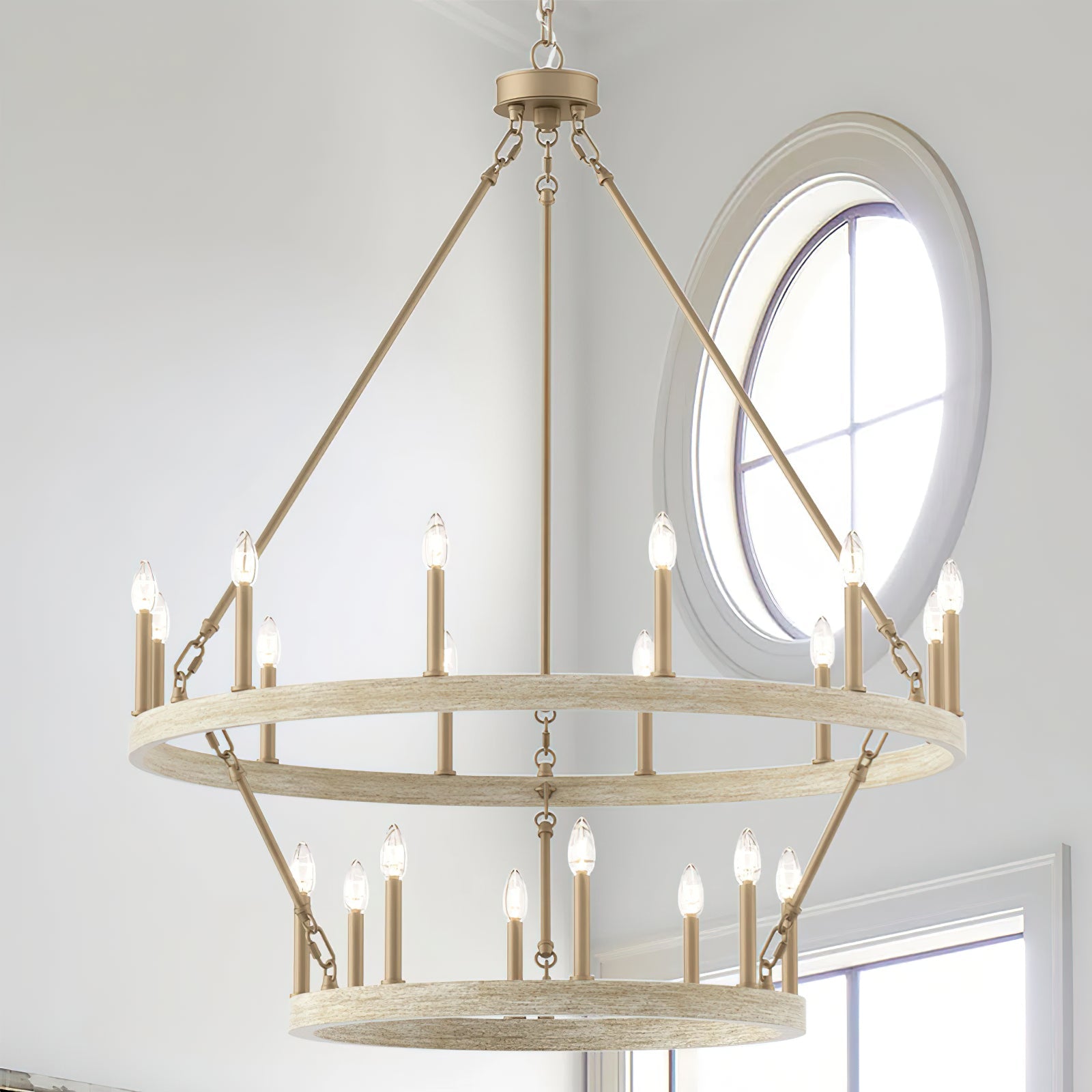 Mjolkuvyo Modern Minimalist Metal Chandelier