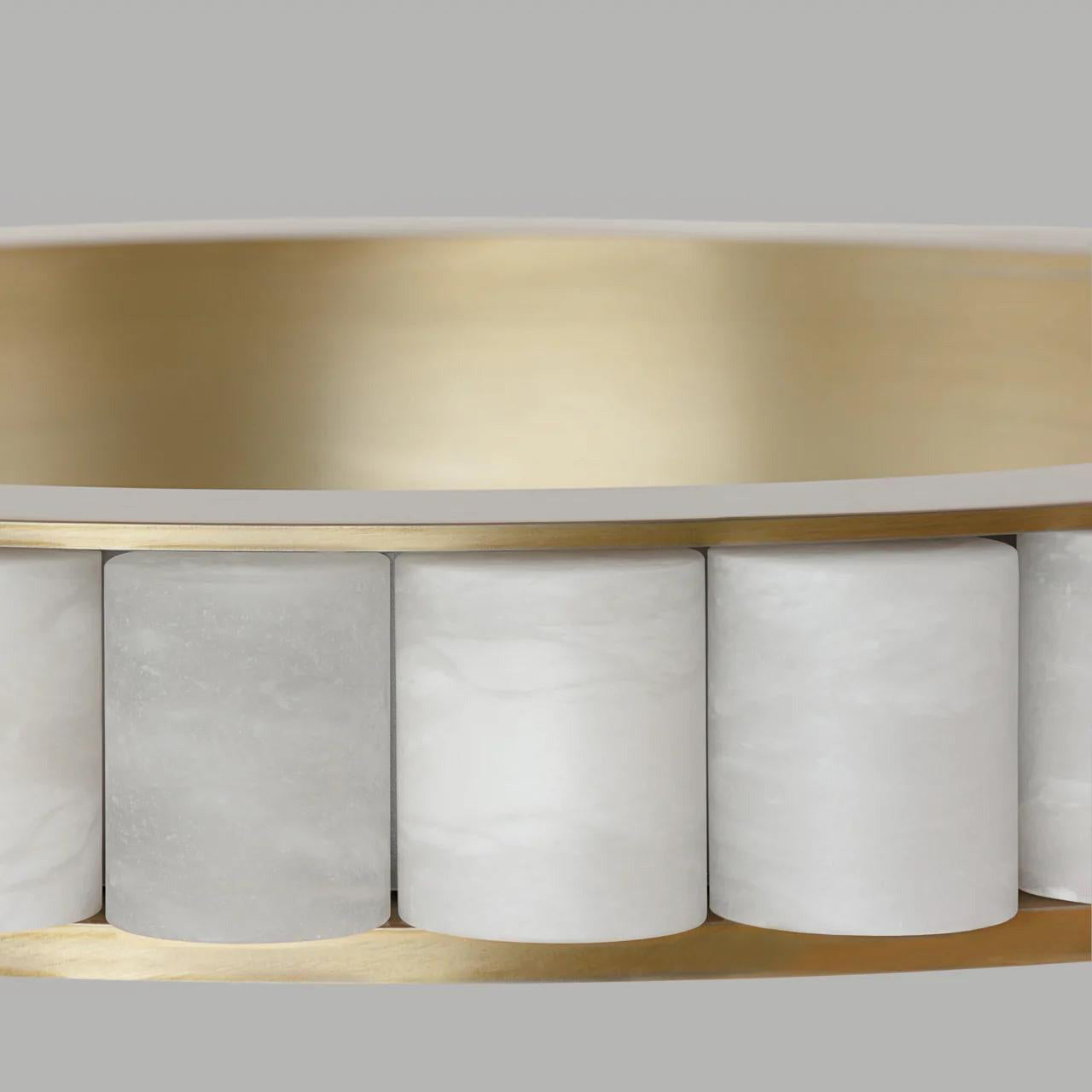 Sifuvyh Postmodern Luxury Stainless Alabaster Chandelier