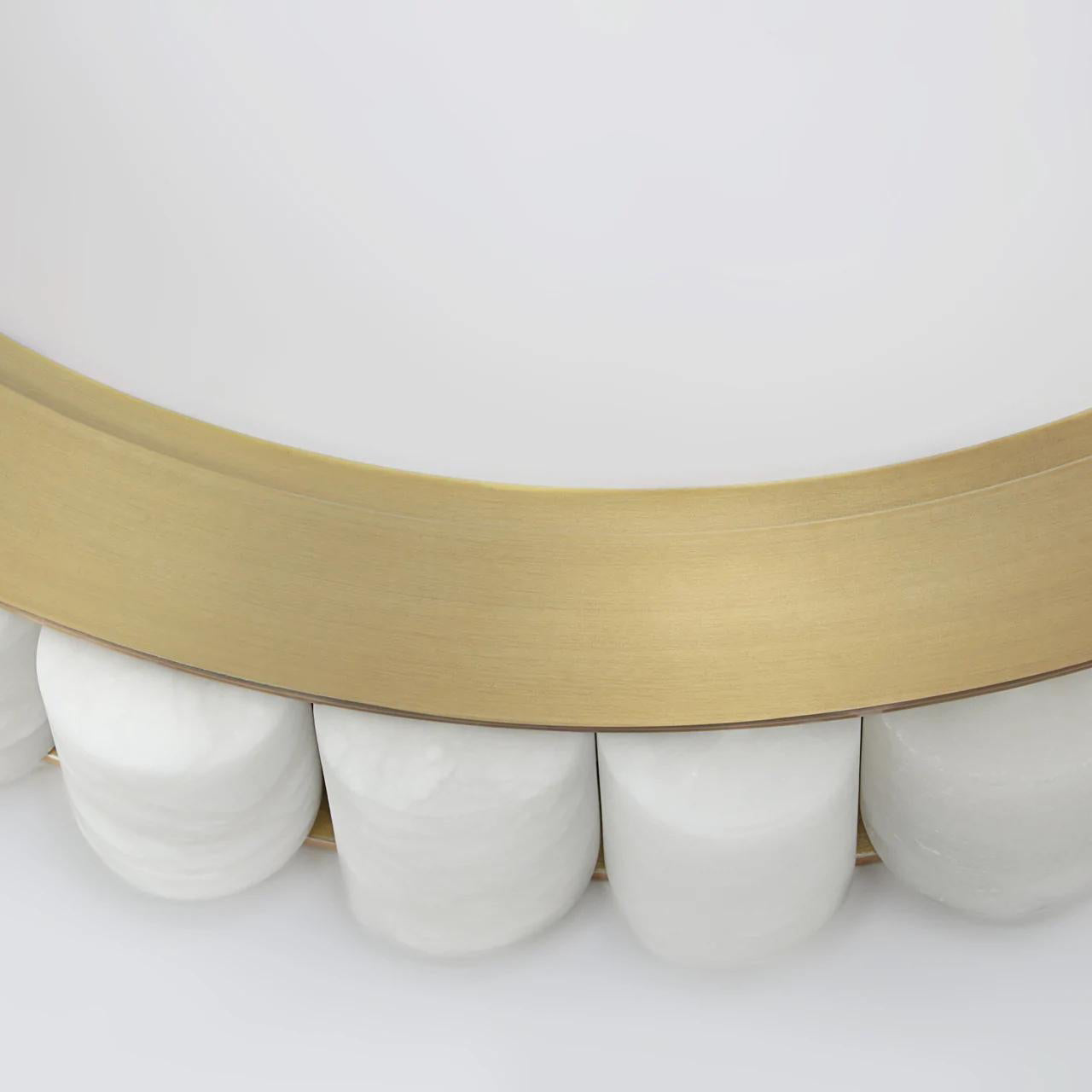 Sifuvyh Postmodern Luxury Stainless Alabaster Chandelier