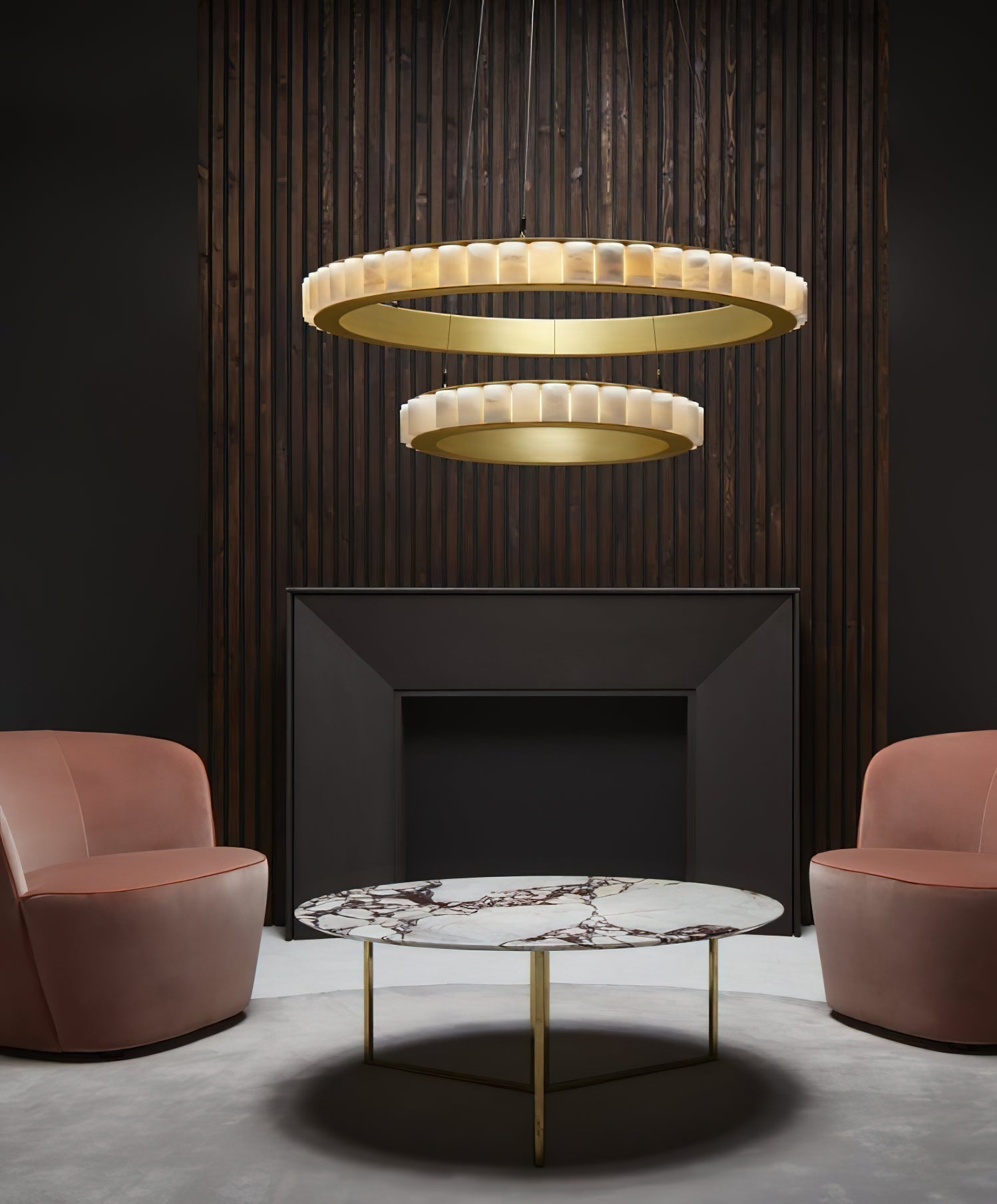 Sifuvyh Postmodern Luxury Stainless Alabaster Chandelier