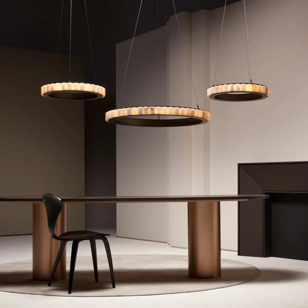 Sifuvyh Postmodern Luxury Stainless Alabaster Chandelier
