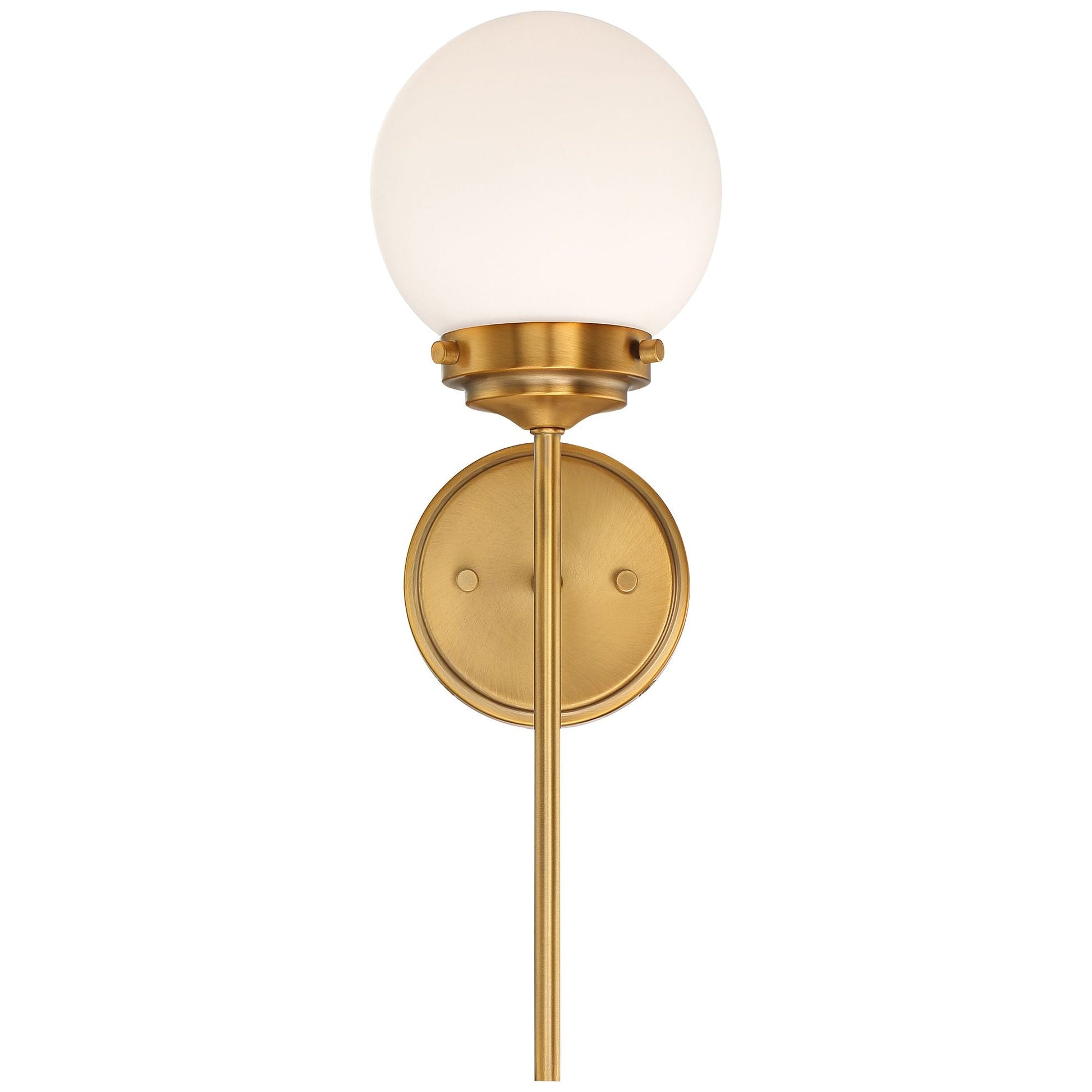 Waegnuvyh Modern Minimalist Brass Glass Wall Lamp - Lamp Copper