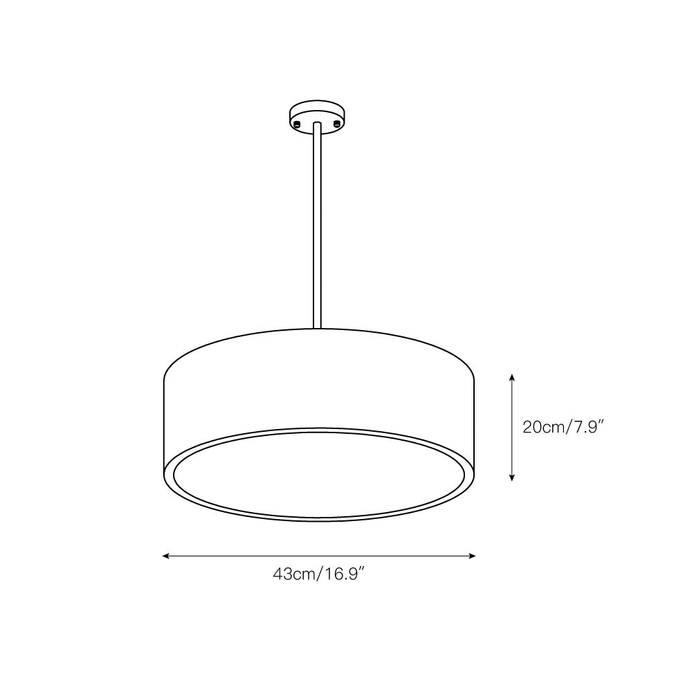 Qvistuvyu Modern Minimalist Elegance Metal Pendant Lamp - Lamp Copper