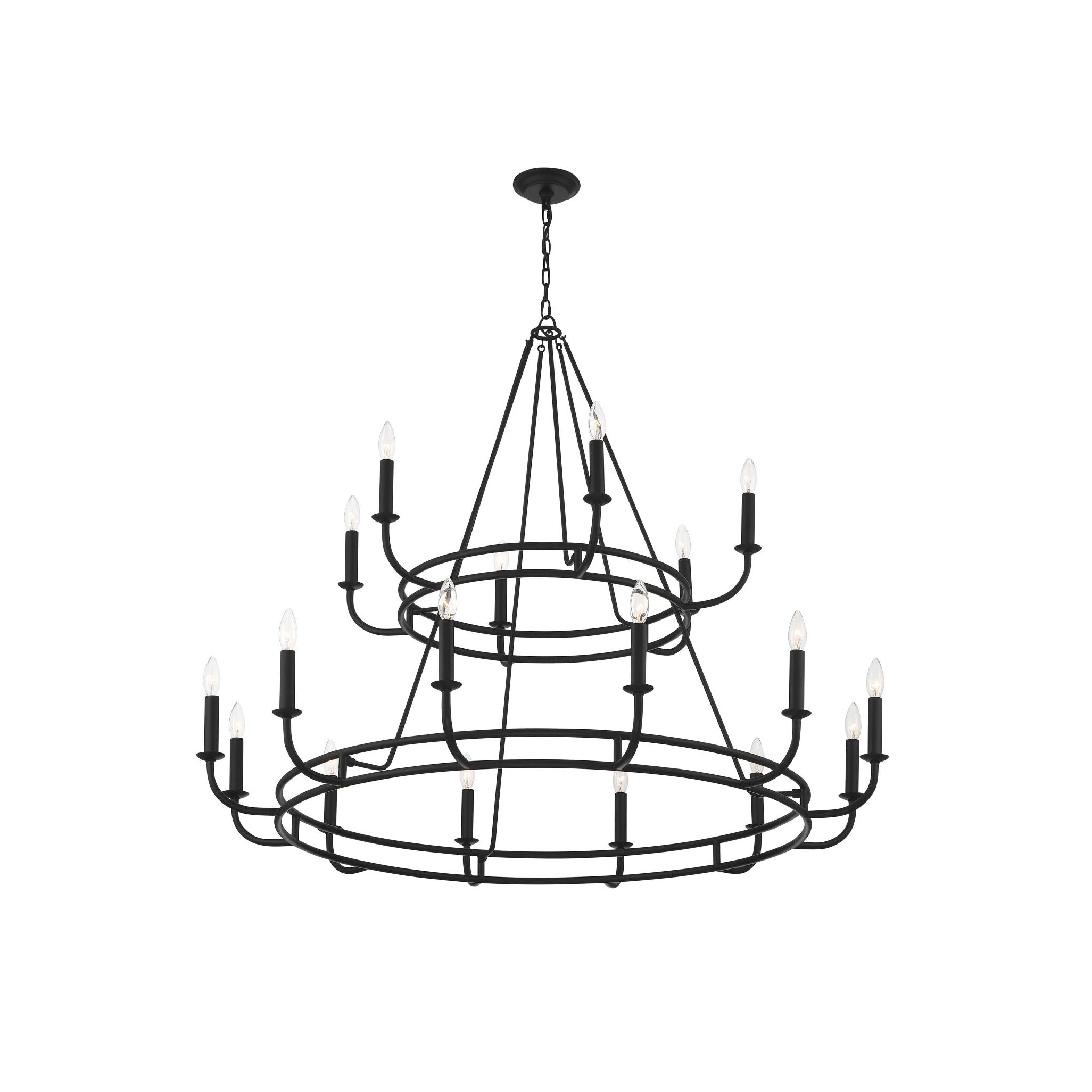 Xenuvyh Modern Minimalist Vintage Industrial Metal Chandelier