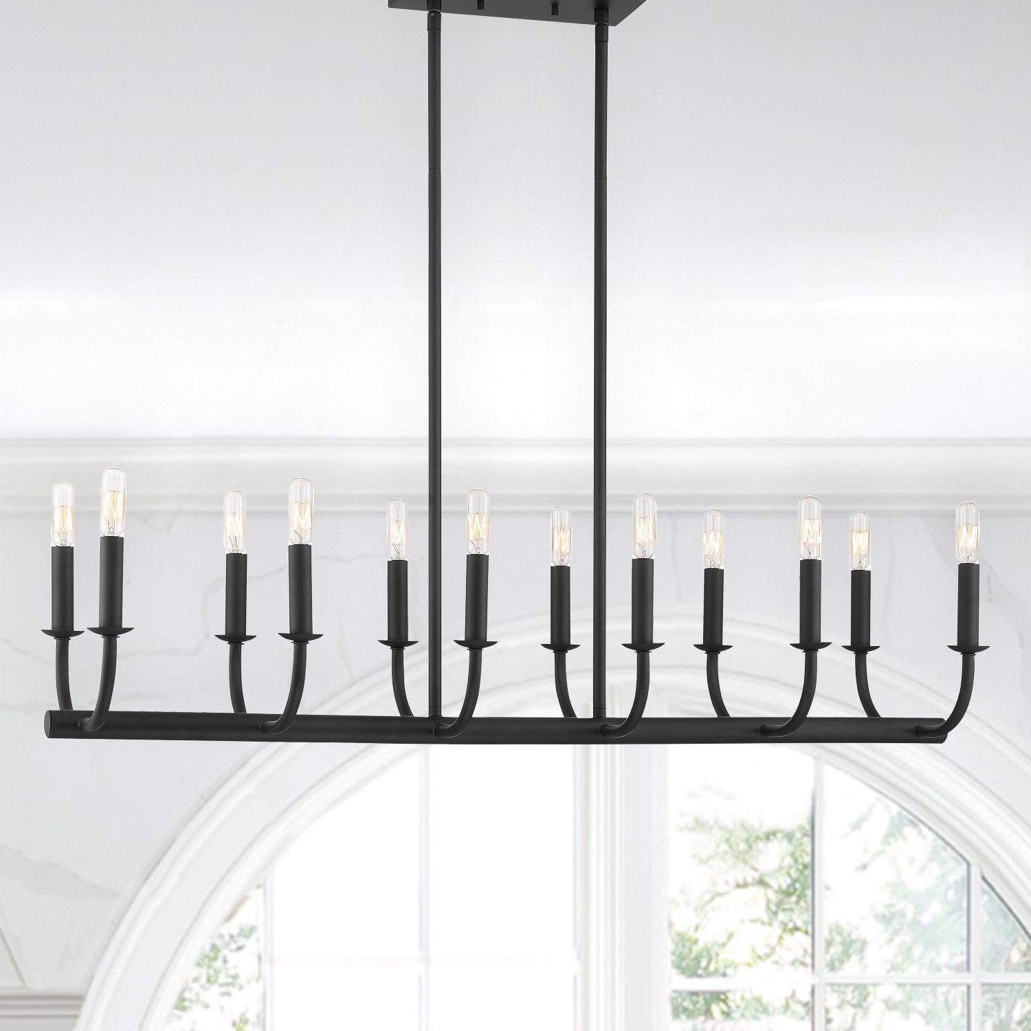 Xenuvyh Modern Minimalist Vintage Industrial Metal Chandelier