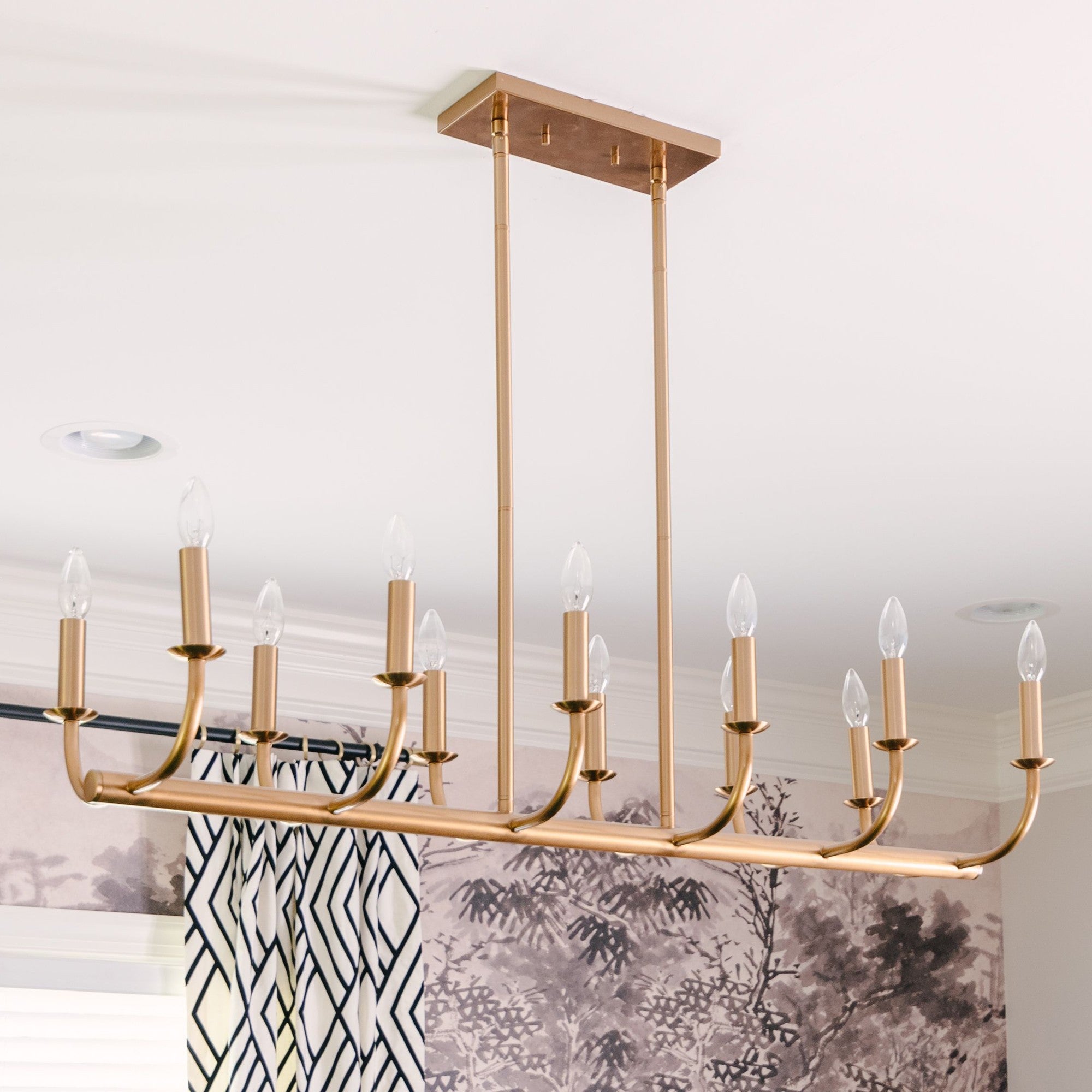 Xenuvyh Modern Minimalist Vintage Industrial Metal Chandelier