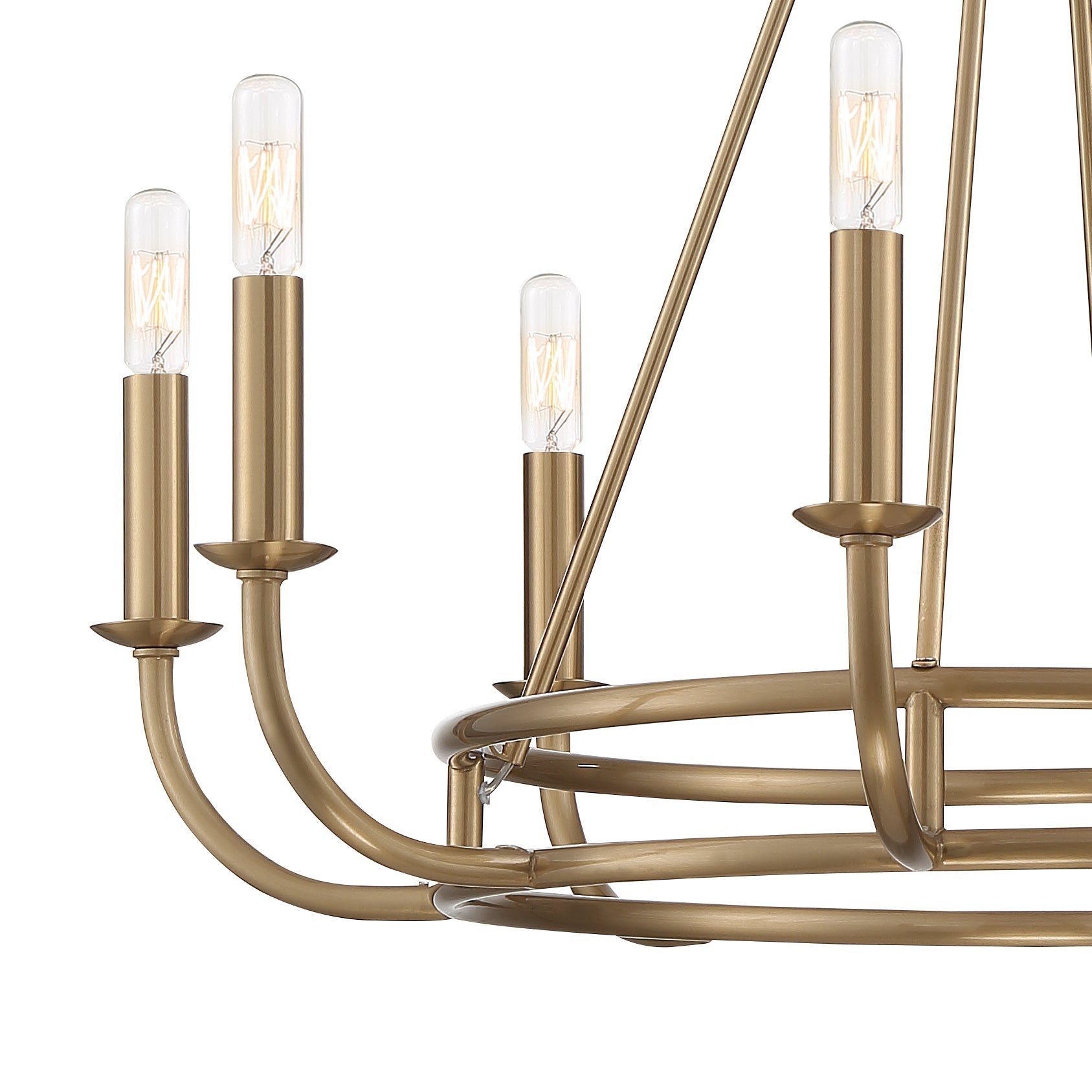Xenuvyh Modern Minimalist Vintage Industrial Metal Chandelier