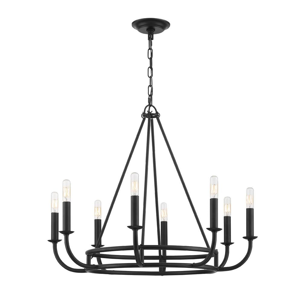 Xenuvyh Modern Minimalist Vintage Industrial Metal Chandelier