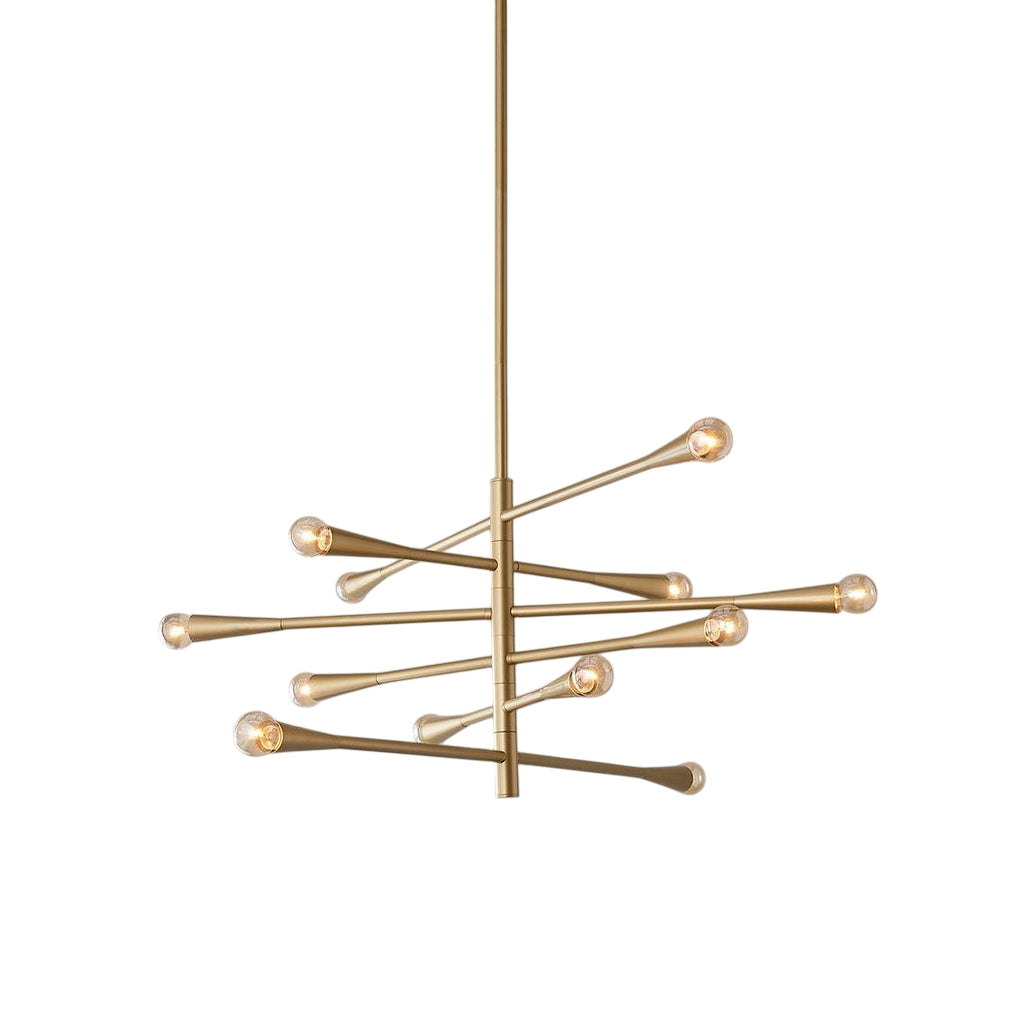 Sifuvyu Modern Minimalist Brass Metal Chandelier