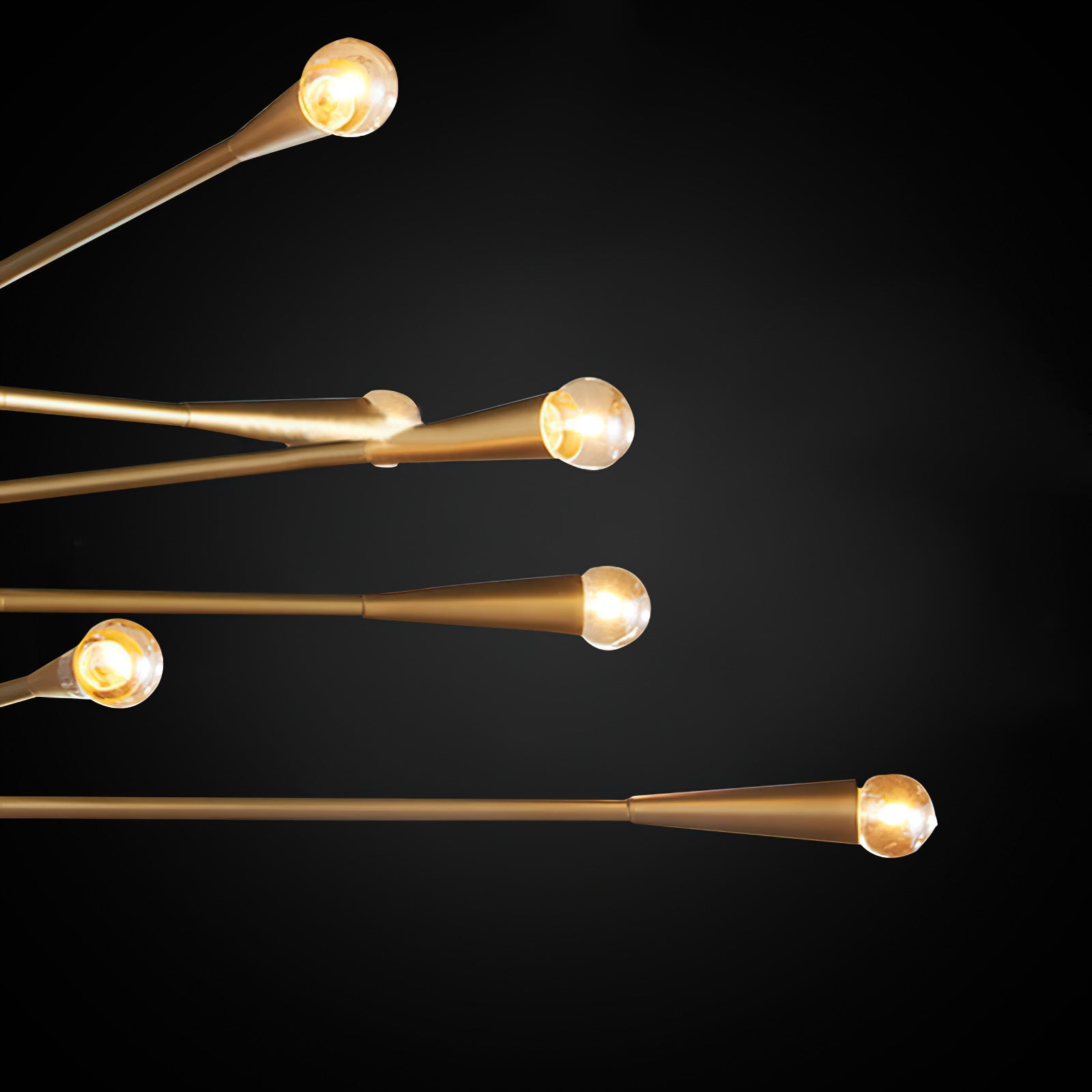 Sifuvyu Modern Minimalist Brass Metal Chandelier
