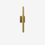 Simon Brass Minimalist 2-Light Wall Sconce