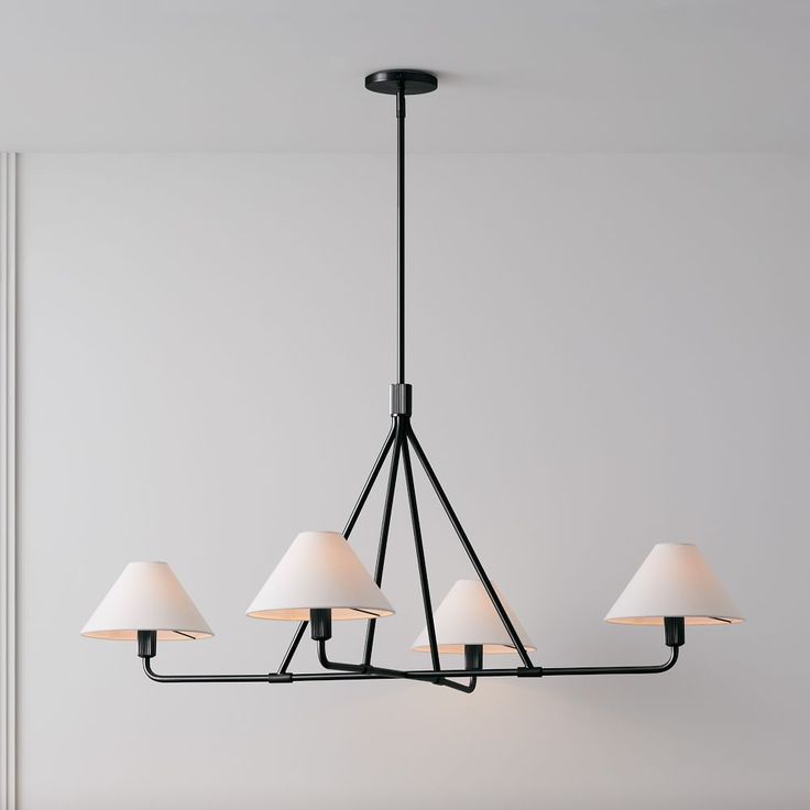Ornuvyh Vintage Industrial Metal Fabric Chandelier